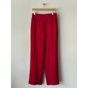 Vintage Ralph Lauren Red Wool Trousers